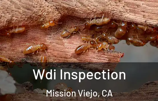  Wdi Inspection Mission Viejo, CA